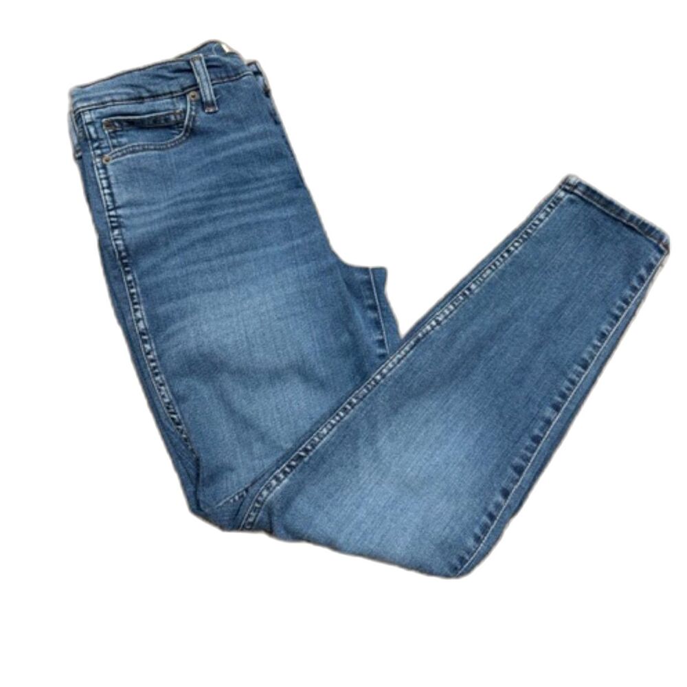 Kirkland Signature Skinny Jeans Size 10 High Rise Blue Stretch Denim